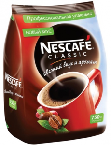 Кофе растворимый НЕСКАФЕ КЛАССИК пакет 750 гр.