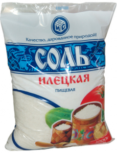 Соль крупная помол №1 ТМ Илецк, 1 кг.