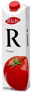 Сок томатный Рич 1 литр.