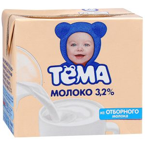 Молоко 3.5 % с кальцием 500 мл. ТМ Тёма