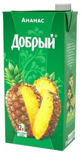 Сок ананасовый 2 литра ТМ Добрый