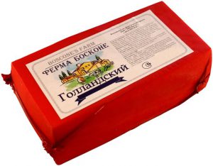 Сыр Голландский 45% брус~3 кг.ТМ Ферма Босконе