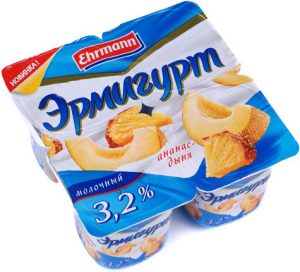 Йогурт 3.2% 115 гр. ТМ Эрмигурт