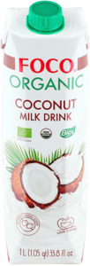 Органический кокосовый молочный напиток «FOCO», 1 л