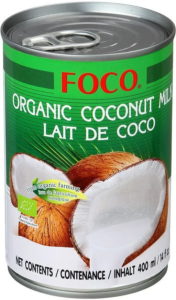 Органическое кокосовое молоко FOCO (растительные жиры 10-12%) ж/б, 400 мл